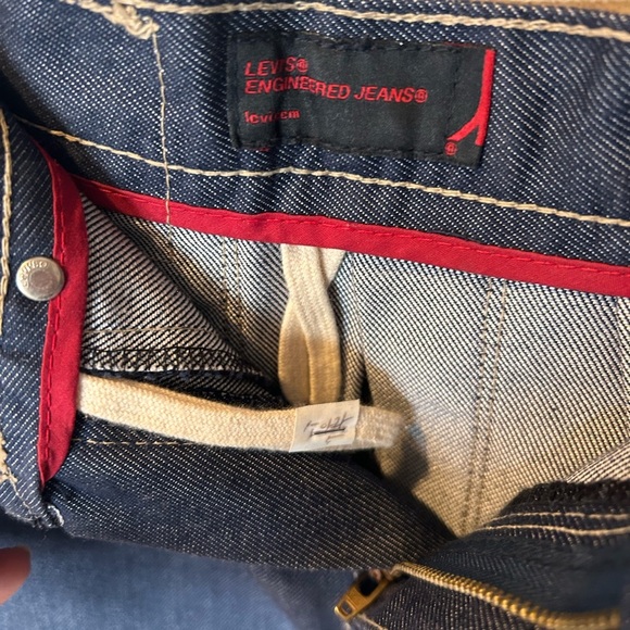 Rare Levi’s Engineered Denim Skirt | Pearl Snap, Pleated Back, Pencil, XS - Picture 8 of 10